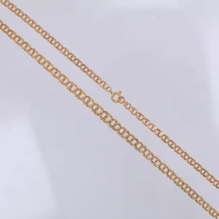 Collier, doserad Bismarck, 45,7cm, bredd 3,5-5,5mm, 18K Vikt: 11,6 g
