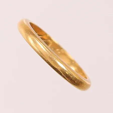 Ring, slät, Ø19½, bredd: 3mm, gravyr, 20K, 5,9g.