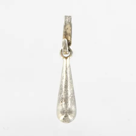 Hänge droppe, ca 22mm, 835/1000 Silver Vikt: 1,1 g