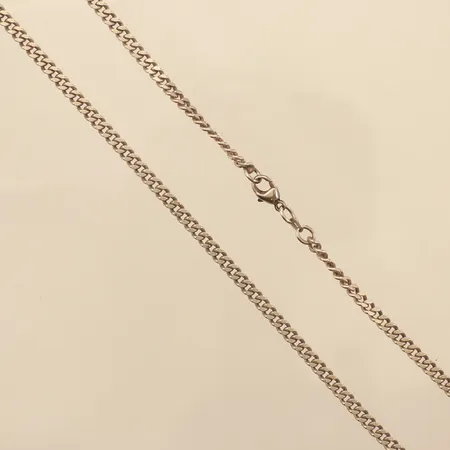 Kedja Pansar, längd 52cm, bredd 3,7mm, 925/1000 silver  Vikt: 18,8 g