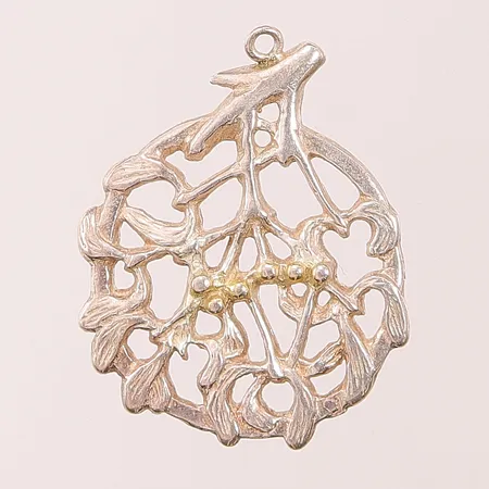 Hänge, 35x30mm, saknar ögla, 925/1000 silver, 5,4g.