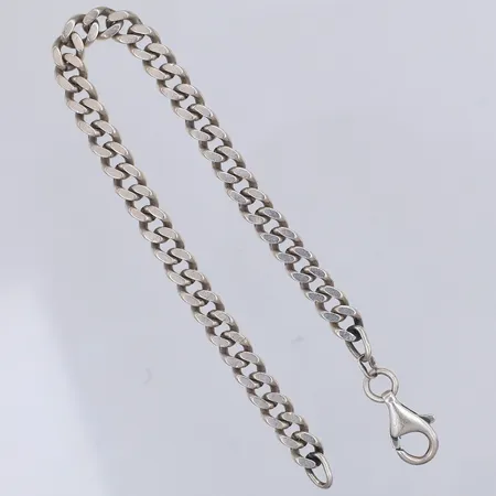 Armband, Pansar, 22cm, bredd 6,5mm, välanvänt, 925/1000 silver Vikt: 18,5 g