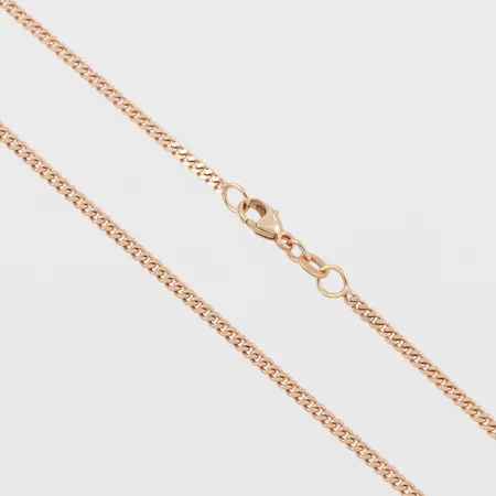 Collier Pansar, längd ca 60 cm, bredd 2.1 mm, 18k. Vikt: 10,1 g