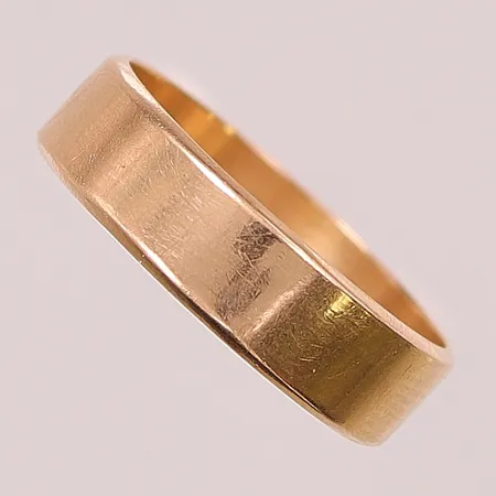 Ring, Ø22¼, bredd:6mm, ej graverad, 18K 7,4g.