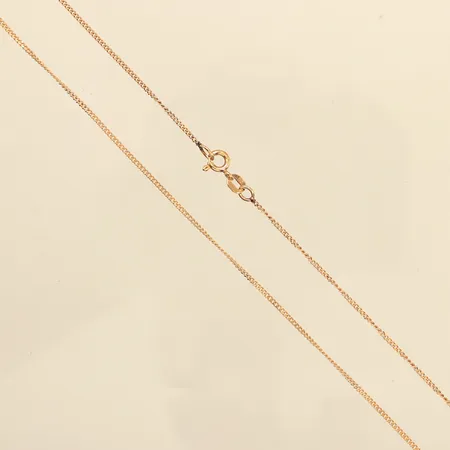 Kedja Pansar, längd 43,5cm, bredd 1,2mm, 18K Vikt: 2,6 g