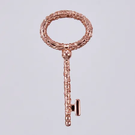 Hänge, nyckel, längd: ca 4,5cm, bredd: ca 2mm, Pandora, metall  Vikt: 4,1 g