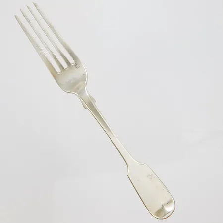 Gaffel, längd ca 17,5cm, engelska stämplar, London, 925/1000 silver Vikt: 44,1 g