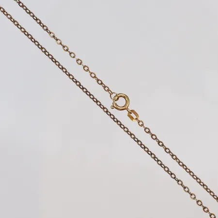 Kedja Ärtlänk 49,5cm bredd 1,5mm 18K Vikt: 3,2 g