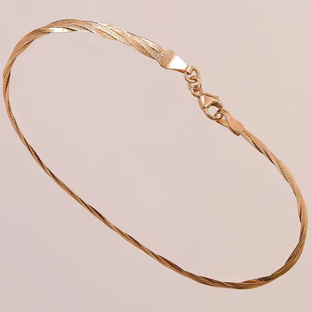 Armband, 18cm, bredd:3mm, 18K 3,0g.