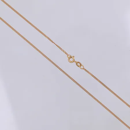 Kedja, Pansar, 45,8cm, bredd 1,5mm, Balestra, 18K Vikt: 3,5 g