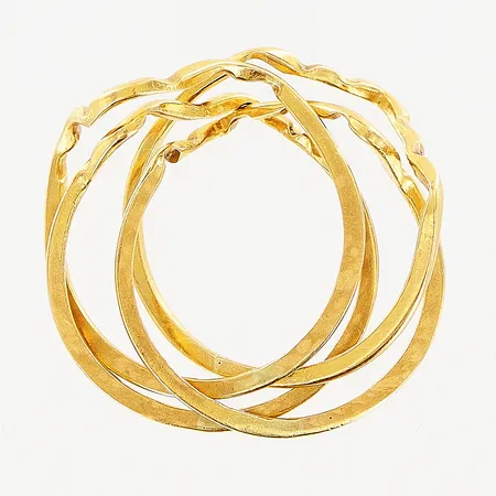 Pusselring, stl ca 17½-18, bredd ca 4-10mm, 18K.  Vikt: 5,8 g