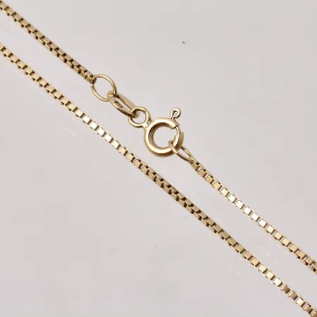 Kedja i 18K guld, 47,5cm, Venecia, bredd 1mm, 4,13g.