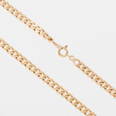 Collier Pansar, längd ca 62 cm, bredd 4.5 mm, 18k. Vikt: 33,1 g