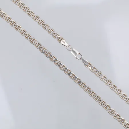 Kedja, Marina, 50,5cm, bredd 6mm, 925/1000 silver Vikt: 28,3 g