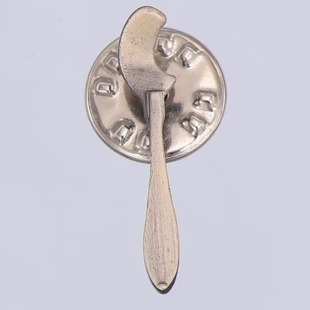 Pin, sked, 24mm, stopp i metall, silver Vikt: 0,5 g