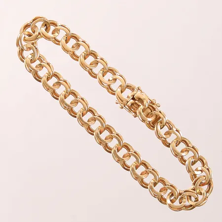 Armband, Bismarck, 19,5cm, bredd: 7,9mm, 18K, 18,0g.