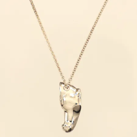 Kedja med hänge Galop Hermés, längd 38cm/40cm, originalbox, kvitto -2013, silver 925/1000  Vikt: 18,6 g