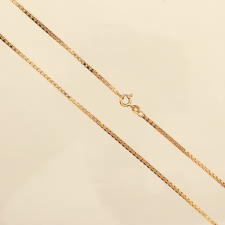 Kedja Venezia, ca 70cm, bredd ca 1,7mm, 18K Vikt: 17,2 g
