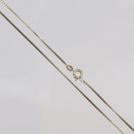 Kedja venezia, 40,5cm, bredd 1mm, förgyllt silver, silver 925/1000 Vikt: 2,1 g