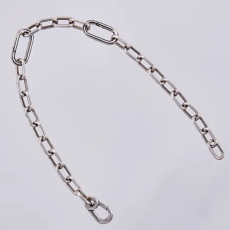 Armband Pandora, längd: ca 20,5cm, bredd: ca 1-5mm, 925/1000, silver Vikt: 11,5 g