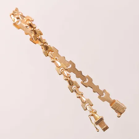 Armband, 18,5cm, bredd: 6,6mm, 18K, 8,1g.