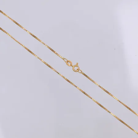 Kedja, Venezia, 38,5cm, bredd 1mm, Balestra, 18K Vikt: 3,4 g