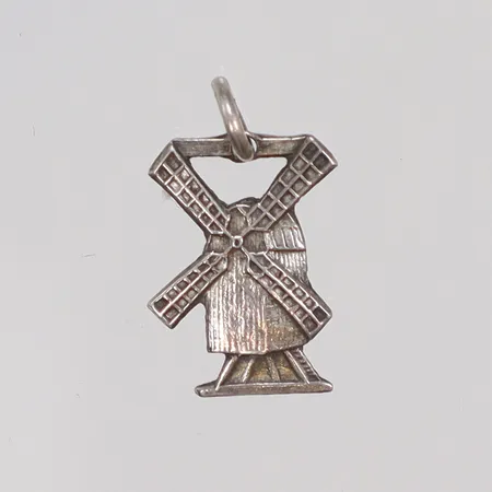 Hänge, väderkvarn, 14x7mm, LFA (Lagerströms Fabriks Aktiebolag, Stockholm 1958) Silver 830/1000 Vikt: 0,5 g