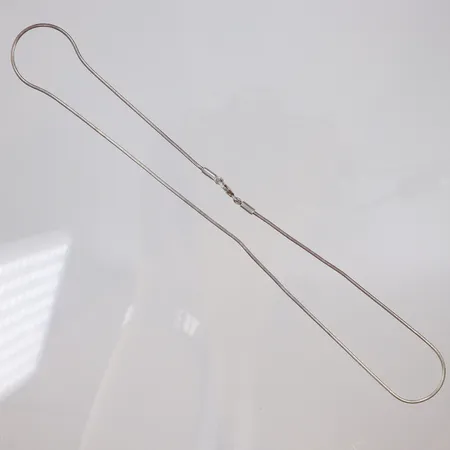 Kedja Ormlänk 42cm bredd 1mm silver 925/1000 Vikt: 5,3 g