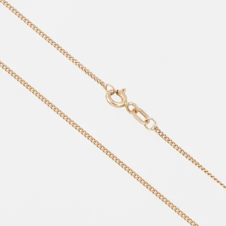Collier Pansar, ojämnheter, längd ca 46 cm, bredd 1.2 mm, 18k. Vikt: 2,7 g