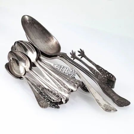 Diverse silver 372g 830/1000
