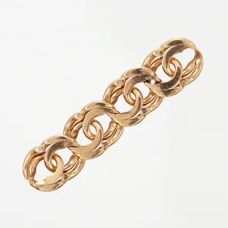 Bit av kedja Bismarck, 35mm, bredd: 9mm, defekt, 18K Vikt: 4,2 g