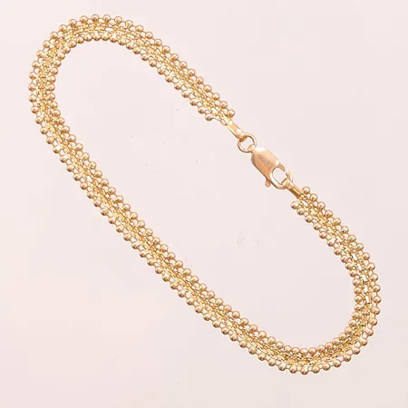 Armband, 18,5cm, bredd: 5mm, länken i 21K, låset i 18K, 6,0g.
