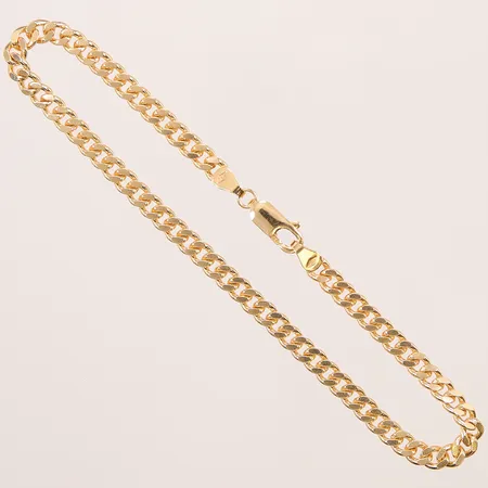 Armband pansar, 21cm, bredd:4mm, 18K 12,5g.