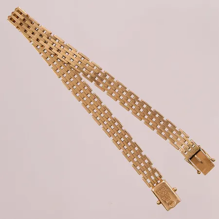 Armband, 19cm, bredd:7mm, 18K 22,7g.