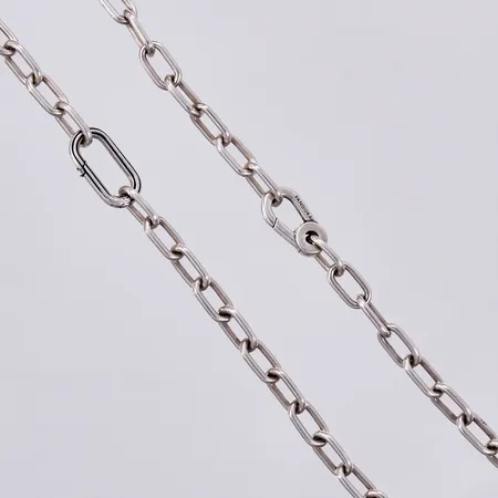 Kedja Pandora, längd: ca 51cm, bredd: ca 1-5mm, 925/1000, silver Vikt: 26,4 g