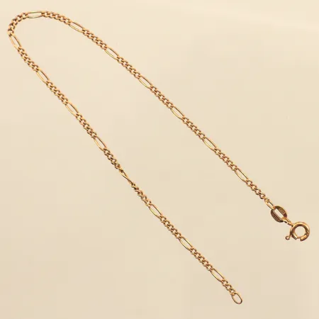 Armband Figaro, ca 19cm, bredd ca 1,7mm, 18K Vikt: 1,8 g