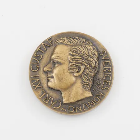 Medalj Brons, Carl XVI Gustaf.