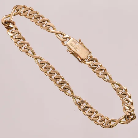 Armband, 19,7cm, bredd:6mm, 18K 21,9g.