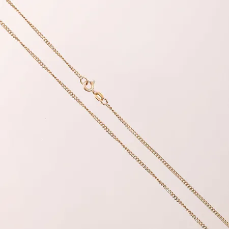 Kedja, pansar, 59cm, bredd: 1,7mm, Balestra, 18K, 6,5g.