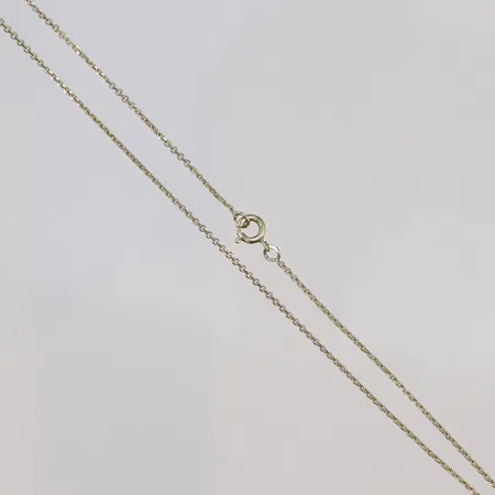 Kedja Ankarlänk 35mm bredd ca 1mm 14K Vikt: 1,9 g