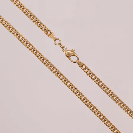 Kedja pansar, 53,5cm, bredd:3,5mm, 18K 23,6g.