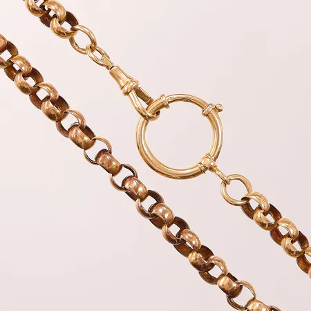 Fickurskedja, 32cm, bredd: 7,3mm, 18K, 24,8g.