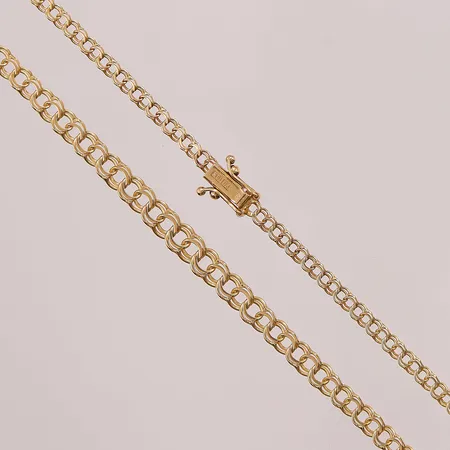Collier Bismarck, 44cm, bredd:3-6mm, 18K 10,3g.
