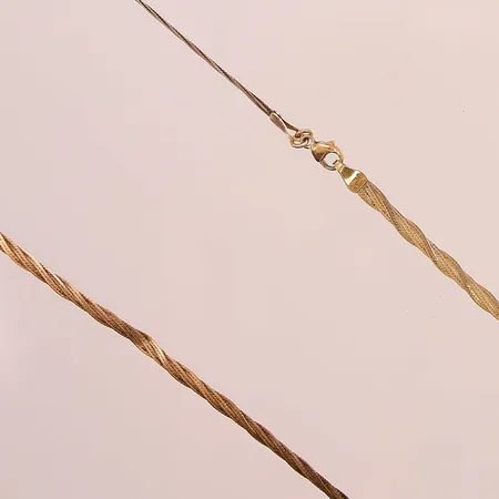 Collier, 42cm, bredd:3mm, 18K 5,9g.