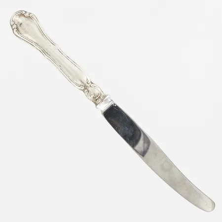 Matkniv, med blad i stål, fyllt skaft, vapengravyr, 830/1000 Silver Vikt: 47,5 g