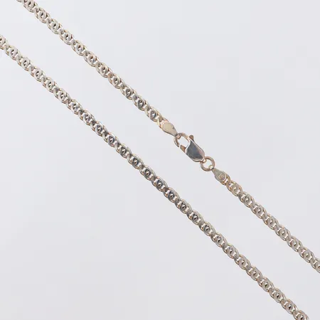 Kedja, längd 42cm, bredd 3,3mm, silver 925/1000.  Vikt: 8,8 g