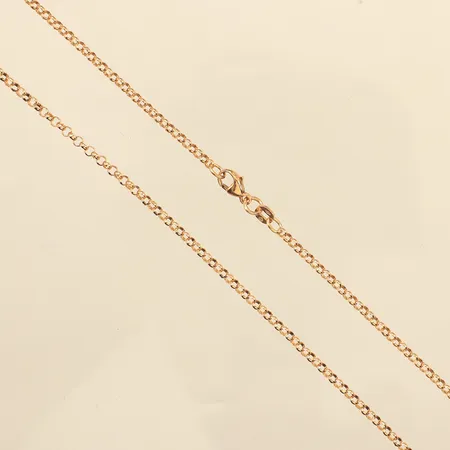 Kedja Ärtlänk, längd 70cm, bredd 2,3mm, Balestra, 18K  Vikt: 9,5 g