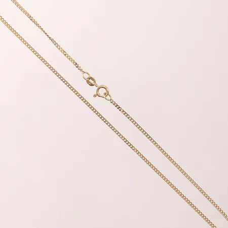 Kedja, pansar, 42,5cm, bredd: 1,7mm, Balestra, 18K, 5,0g.