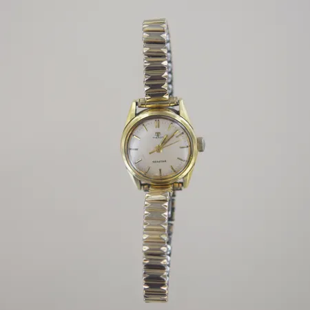 Damklocka Tissot Seastar Ø 20,48 mm, små repor på glaset. Tickar. OBS! vi lämnar ingen funktionsgarant Vikt: 0 g