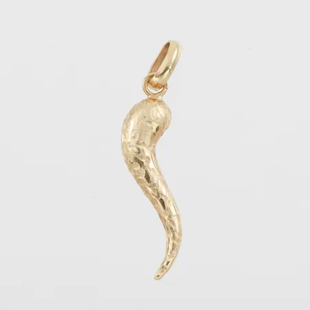 Hänge, höjd ca 5 cm, 18k. Vikt: 3,1 g